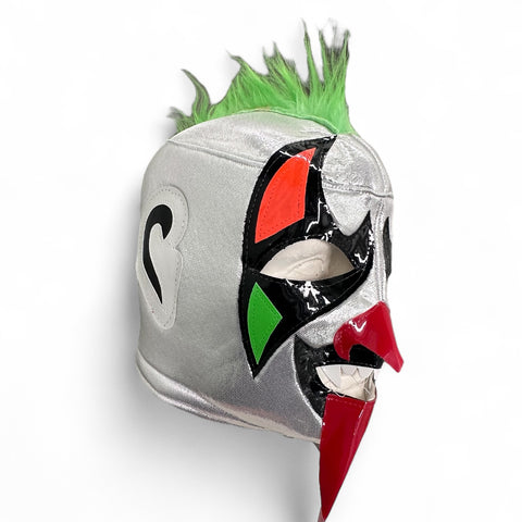 PSYCHO CLOWN Lucha Libre Wrestling Mask (pro-fit) Hot Green