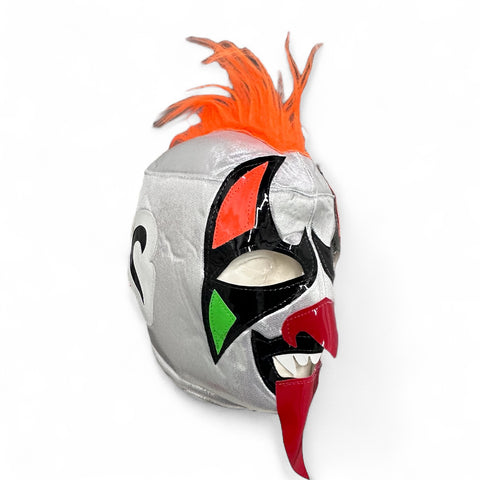 PSYCHO CLOWN Lucha Libre Wrestling Mask (pro-fit) Orange