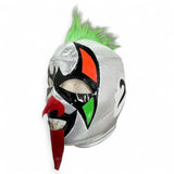 PSYCHO CLOWN Lucha Libre Wrestling Mask (pro-fit) Hot Green