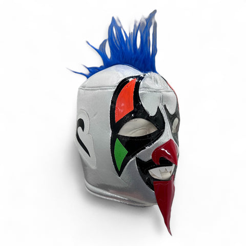 PSYCHO CLOWN Lucha Libre Wrestling Mask (pro-fit) Blue
