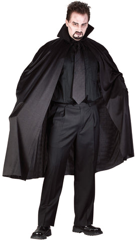 Super Hero Sorcerer 45" Costume Halloween cape - Black