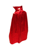 YOUTH KIDS 30" Lucha Libre Halloween Costume Cape - Metallic Red