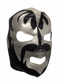 KISS DEMON Lucha Libre Wrestling Mask (pro-fit) Black/Grey