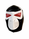 BANE Lucha Libre Wrestling Mask (pro-fit) Black/White