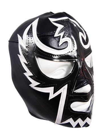 HALCON NEGRO Lucha Libre Wrestling Mask (pro-fit) Black/White