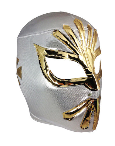 MISTICO Lucha Libre Wrestling Mask (pro-fit) Silver