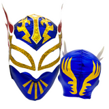 SIN CARA (pro-LYCRA) Adult Lucha Libre Wrestling Mask - Blue