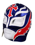 REY MYSTERIO Lucha Libre Wrestling Mask (pro-fit) Blue/White/Red