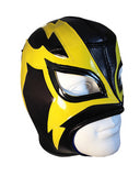 SHOCKER Lucha Libre Wrestling Mask (pro-fit) Black/Yellow