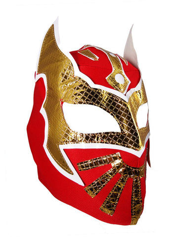 SIN CARA Youth Young Adult Lucha Libre Wrestling Mask - Red