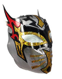2 pack SIN CARA (pro-LYCRA) Adult Lucha Libre Wrestling Mask - Gold/Silver