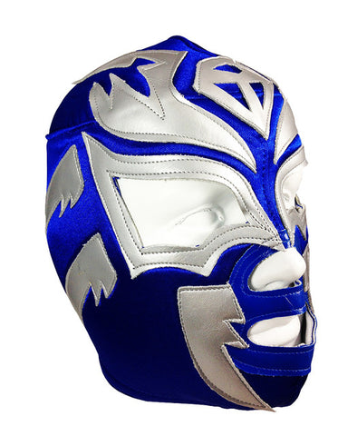 SOMBRA Lucha Libre Wrestling Mask (pro-fit) Blue/Grey