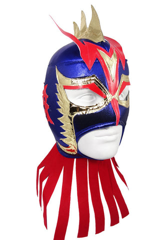 ULTIMO DRAGON Lucha Libre Wrestling Mask (pro-fit) Blue