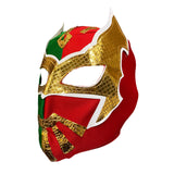 SIN CARA Youth Young Adult Lucha Libre Wrestling Mask - Red/Green