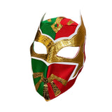 SIN CARA Youth Young Adult Lucha Libre Wrestling Mask - Red/Green