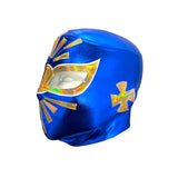 MÍSTICO Adult Lycra Lucha Libre Wrestling Mask - Hot Blue