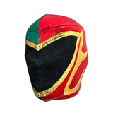 TINIEBLAS Lucha Libre Wrestling Mask (pro-fit) Red/Green