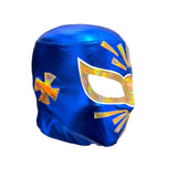 MÍSTICO Adult Lycra Lucha Libre Wrestling Mask - Hot Blue