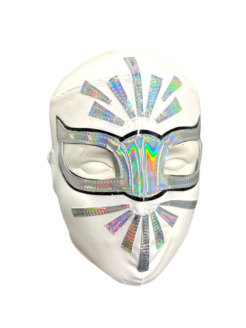 MÍSTICO Adult Lycra Lucha Libre Wrestling Mask - White – Mask Maniac