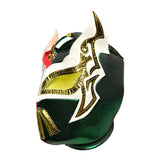 SIN CARA Lucha Libre Wrestling Mask (pro-fit) Red/Green MEXICO