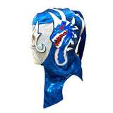 PENTAGON (proGRADE-LYCRA) Adult Lucha Libre Wrestling Mask - Blue