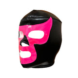 LUCHADOR DEMON Lucha Libre Wrestling Mask (pro-fit) Black/Neon Pink