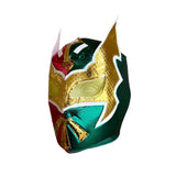SIN CARA Lucha Libre Wrestling Mask (pro-fit) Red/Green MEXICO