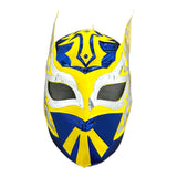 MYSTEZYS Adult Lucha Libre Wrestling Mask (pro-fit) Blue/Yellow