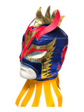 ULTIMO DRAGON Adult Lucha Libre Wrestling Mask (pro-fit) Blue