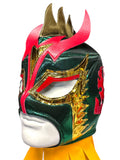 ULTIMO DRAGON Adult Lucha Libre Wrestling Mask (pro-fit) Green
