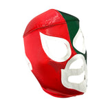 SANTO MEXICO Lucha Libre Adult Wrestling Mask (pro-fit) Red/Green