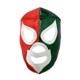 SANTO MEXICO Lucha Libre Adult Wrestling Mask (pro-fit) Red/Green