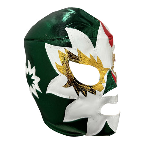 SOLAR MEXCO Lucha Libre Wrestling Mask (pro-fit) Red/Green