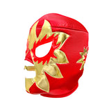 SOLAR Adult Lucha Libre Wrestling Mask (pro-fit) Red/Gold
