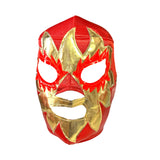 SOLAR Adult Lucha Libre Wrestling Mask (pro-fit) Red/Gold