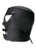 DARK RAMSES Adult Lucha Libre Lace Up Wrestling Mask - Black