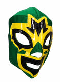 Mask Maniac Adult Lucha Libre Wrestling Mask - Green/Yellow/Black