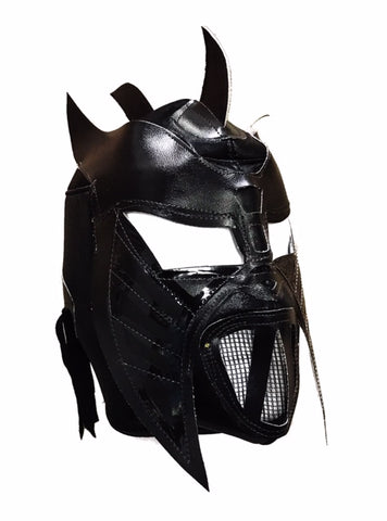 HYSTERIA Adult Lucha Libre Wrestling Mask (pro-fit) Black