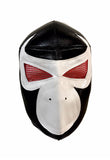 BANE Lucha Libre Wrestling Mask (pro-fit) Black/White