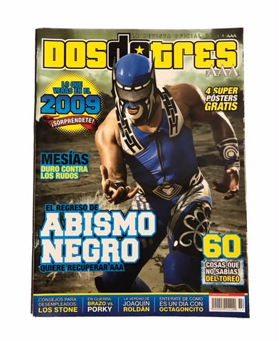 DOS DE TRES AAA Lucha Libre Magazine - Abismo Negro II edition