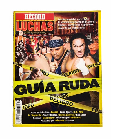 RECORD LUCHAS Lucha Libre Magazine - GUIA RUDA edition!
