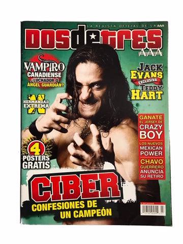 DOS DE TRES AAA Lucha Libre Magazine - CIBERNETICO edition