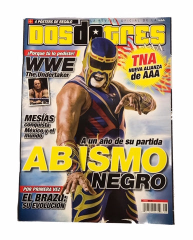 DOS DE TRES AAA Lucha Libre Magazine - Abismo Negro edition