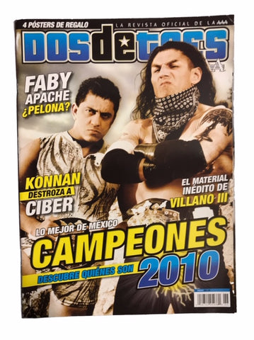 DOS DE TRES AAA Lucha Libre Magazine - 2010 Campeones edition