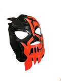 HALLOWEEN SKULL Lucha Libre Wrestling Mask (pro-fit) Black/Orange