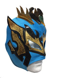 KALISTO Youth Young Adult Lucha Libre Wrestling Mask - Teal Blue