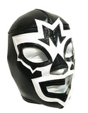 MASK MANIAC Adult Lucha Libre Wrestling Mask (pro-fit) Black/White