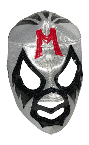 MIL MASCARAS Lucha Libre Wrestling Mask (pro-fit) Silver