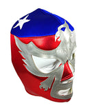 PATRIOT USA Lucha Libre Wrestling Mask (pro-fit) Red/White/Blue
