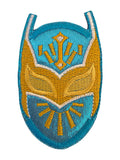Lucha Libre Iron on Embroidered Print Patches (Multiple Luchador Variations) 3.5" - FREE SHIPPING